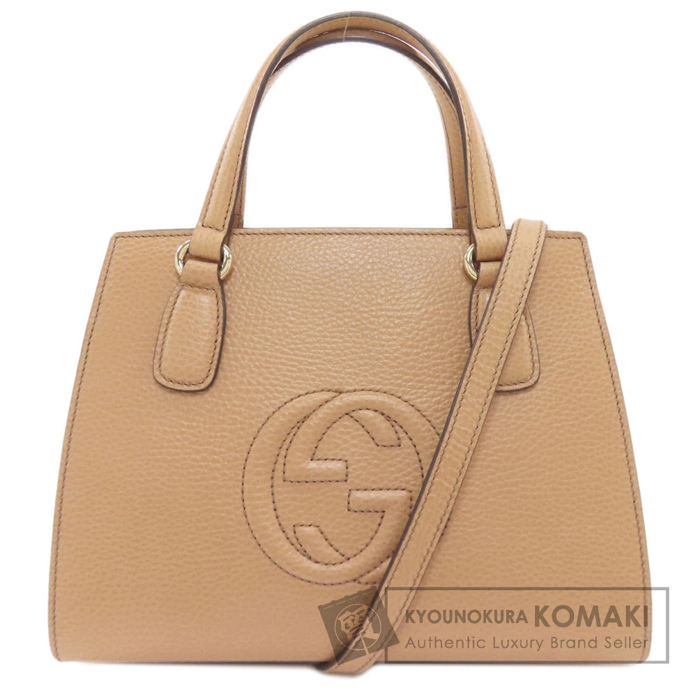 Gucci Soho Interlocking GG Handbag Calfskin